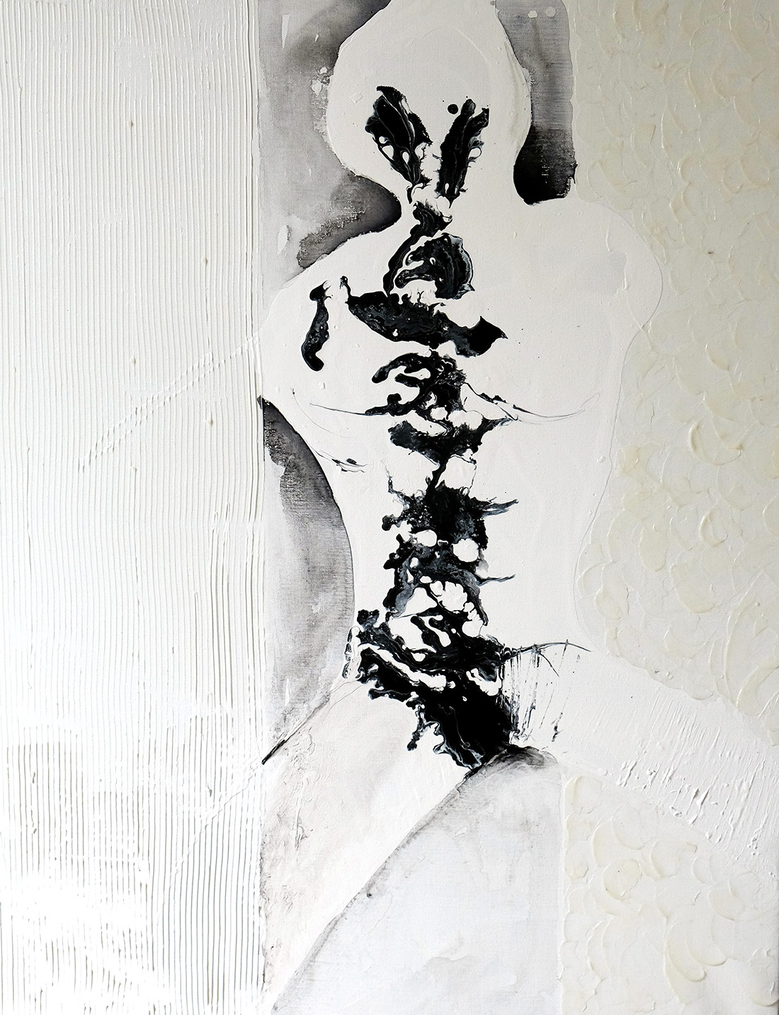 Three hours - Pintura / Peinture. Medium: Acrylic on canvas, Year: 2018. — Estela Currao.